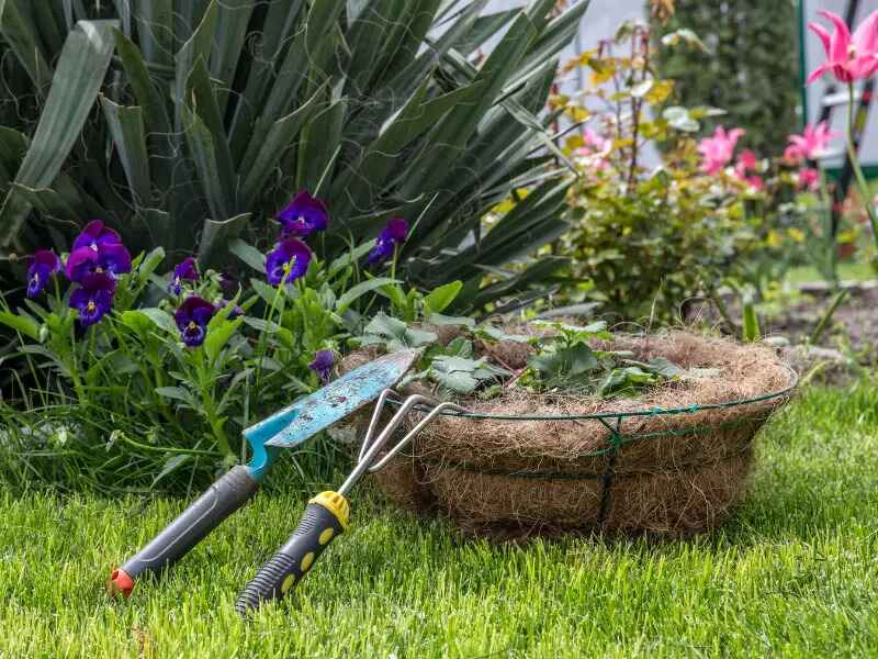 Gardening tools and planters